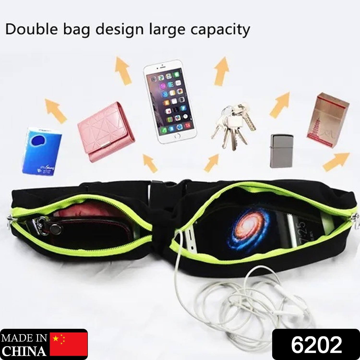 Running Hiking Jogging Walking Reflective Waterproof Waist Bag Compatible Belt Bag Running Hiking Jogging Walking Reflective Waterproof Waist Bag Compatible Belt Bag